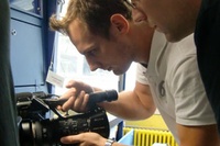 Filming in the Cleanroom