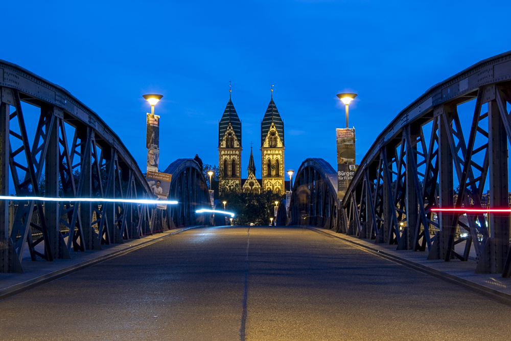 When young folk go out at night in Freiburg