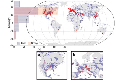 Global database for Karst spring discharges