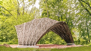 Model for sustainable construction using natural fibers