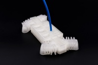 3D-printed pneumatic modules replace electric controls in soft robots