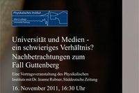 Universität und Medien - ein schwieriges Verhältnis?