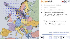 Aschewolken über Europa