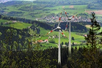 Die Freiburger lernen, mit ihren Windrädern zu leben