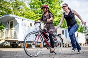 Freiheit auf dem Fahrrad